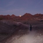 Moonrise in the desert